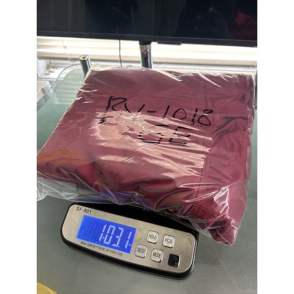 VINTAGE Nike Jacket Full Zip Front Maroon Jacket Pockets Swoosh Women’s Size L - Picture 11 of 11